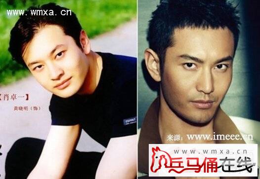 曝黄晓明整容前后照片 黄晓明个人资料及家庭背景简介