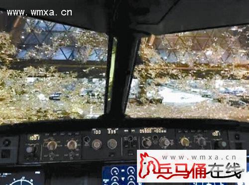 南航 航班被砸成麻子脸  受损严重维修费或达百