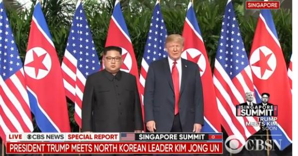 特朗普召开记者会 称已经邀请金正恩去白宫作