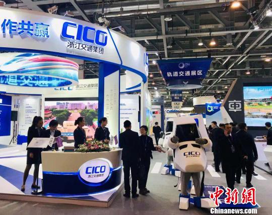 博览会现场。 张斌 摄