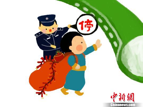 内蒙古“90后”女铁警手绘护春运